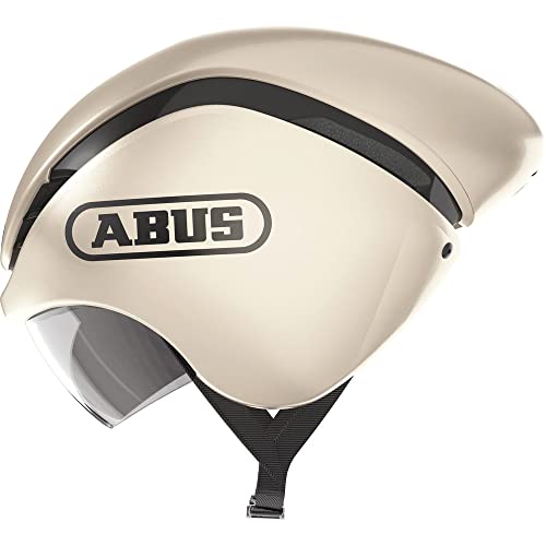 ABUS Zeitfahrhelm GameChanger TT - Aerodynamischer Fahrradhelm mit optimalen Ventilationseigenschaften für Damen und Herren - Gold, Größe L ABUS Zeitfahrhelm GameChanger TT - Aerodynamischer Fahrradhelm mit optimalen Ventilationseigenschaften für Damen und Herren - Gold, Größe L von ABUS