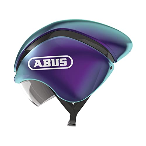 ABUS Zeitfahrhelm GameChanger TT - Aerodynamischer Fahrradhelm mit optimalen Ventilationseigenschaften für Damen und Herren - Lila, Größe L ABUS Zeitfahrhelm GameChanger TT - Aerodynamischer Fahrradhelm mit optimalen Ventilationseigenschaften für Damen und Herren - Lila, Größe L von ABUS