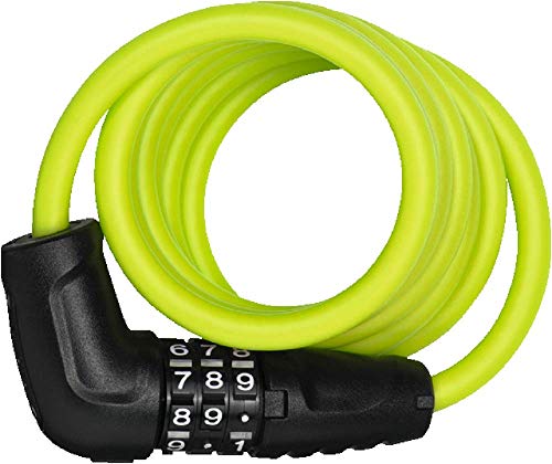 ABUS Spiralkabelschloss Star 4508C/150 - Zahlenschloss aus 8 mm starkem Spiralkabel - ABUS-Sicherheitslevel 2 - Grün ABUS Spiralkabelschloss Star 4508C/150 - Zahlenschloss aus 8 mm starkem Spiralkabel - ABUS-Sicherheitslevel 2 - Grün von ABUS