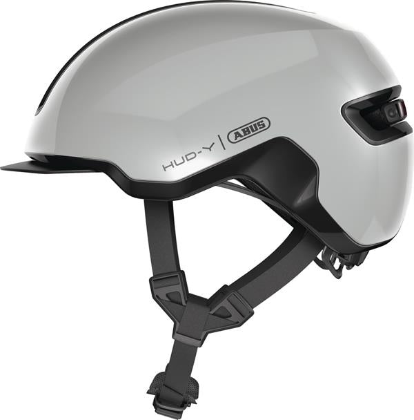 Abus Hud-Y Race Grey | Grauer Fahrradhelm LED Abus Hud-Y Race Grey | Grauer Fahrradhelm LED von ABUS
