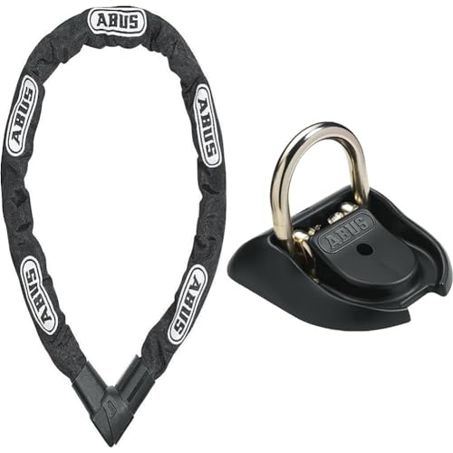 Abus Kettenschloss Citychain 1010/110 – Fahrradschloss aus gehärtetem Stahl & Wand- und Bodenanker Granit WBA 100 Abus Kettenschloss Citychain 1010/110 – Fahrradschloss aus gehärtetem Stahl & Wand- und Bodenanker Granit WBA 100 von ABUS
