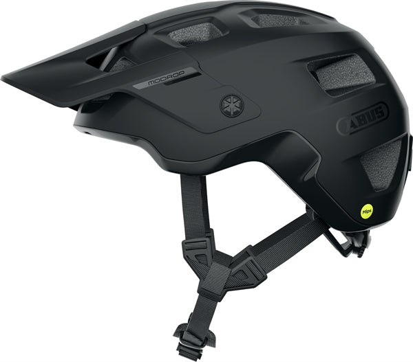 Abus MoDrop Mips Velvet Black | Schwarzer MTB-Helm Mips von ABUS