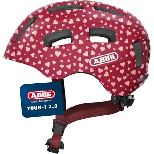 ABUS Unisex, Fahrradhelm, Rot (Cherry Heart), S (48-54 cm) ABUS Unisex, Fahrradhelm, Rot (Cherry Heart), S (48-54 cm) von ABUS