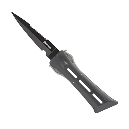 ABYSSTAR Unisex-Adult Shadow 11 Tauchermesser, Schwarz, 11 cm von ABYSSTAR