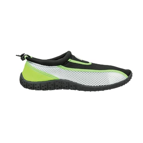 Abysstar Unisex – Erwachsene Schuhe aus Neopren Ocean B&w, Weiß, Schwarz, Grün, 37 von ABYSSTAR