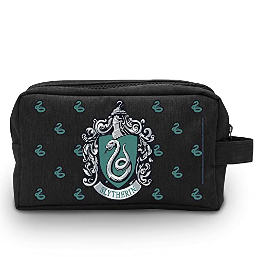 ABYstyle - Harry Potter Kulturbeutel, Slytherin, Schwarz, Schwarz von ABYSTYLE