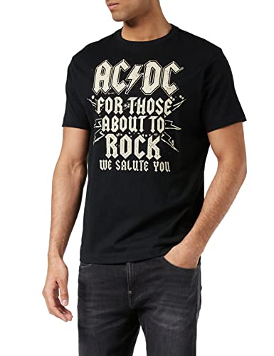 AC/DC Damen T-Shirt, Rock, Gr. 44 von AC/DC