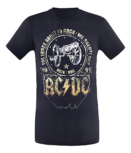 AC/DC Kinder T-Shirt,Salute, Gr. 140 von AC/DC