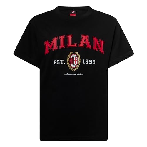 AC Milan T-shirt College Kollektion, Mann, Offizielles Produkt, Schwarz, S AC Milan T-shirt College Kollektion, Mann, Offizielles Produkt, Schwarz, S von AC Milan