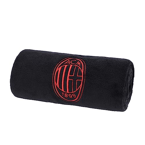 AC Milan Uni – Erwachsene Prodotto Ufficiale Blanket, Coperta/Plaid Pet, 100x150 cm In Coral Pile Decke, Schwarz, Einheitsgröße AC Milan Uni – Erwachsene Prodotto Ufficiale Blanket, Coperta/Plaid Pet, 100x150 cm In Coral Pile Decke, Schwarz, Einheitsgröße von AC Milan