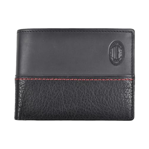 Geldbörse 100% Leder - Milan 143444, Schwarz, Standard, Zeitgenössisch Geldbörse 100% Leder - Milan 143444, Schwarz, Standard, Zeitgenössisch von AC Milan