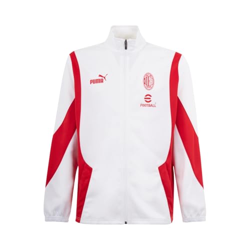 PUMA A.C. Milan Jacke ftblNRGY+, Sportjacke für Fußball und Training, offizielles Produkt, Weiß, Erwachsene, XL PUMA A.C. Milan Jacke ftblNRGY+, Sportjacke für Fußball und Training, offizielles Produkt, Weiß, Erwachsene, XL von AC Milan