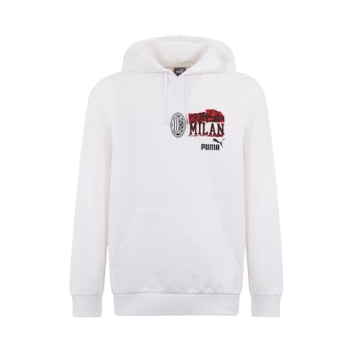 PUMA A.C. Milan - Sweatshirt mit Kapuze ftblNRGY, offizielles Produkt, Weiß, XXL PUMA A.C. Milan - Sweatshirt mit Kapuze ftblNRGY, offizielles Produkt, Weiß, XXL von AC Milan