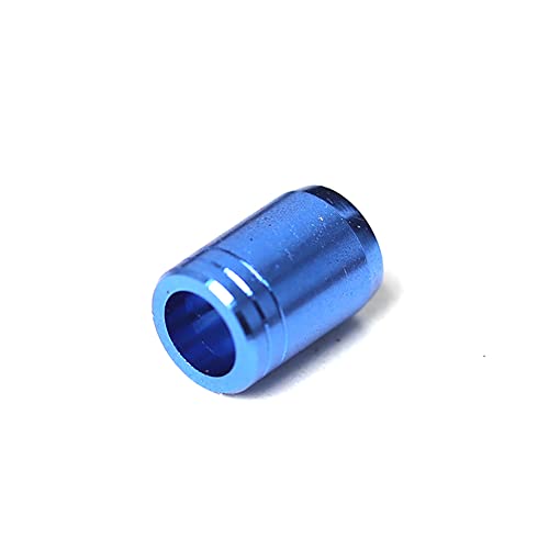 ACCMOS Explosionsgeschützter Ring Pfeilhalsband, für ID 4,2mm OD 5,8mm Pfeilschaftring Hinterer Endring, Bogenzubehör 50 St (OD 5.8mm, Blue) von ACCMOS