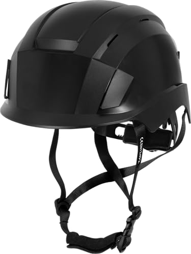ACE Patera Premium Schutzhelm - BAU- und Bergsteiger-Helm für Arbeit und Sport - Leichter Kletterhelm und Bauhelm - Schwarz ACE Patera Premium Schutzhelm - BAU- und Bergsteiger-Helm für Arbeit und Sport - Leichter Kletterhelm und Bauhelm - Schwarz von ACE