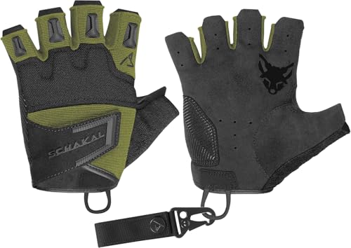 ACE Schakal Einsatz-Handschuh Fingerlos - Handschuhe Taktisch ohne Finger - für Paintball und Schießsport - Oliv - S ACE Schakal Einsatz-Handschuh Fingerlos - Handschuhe Taktisch ohne Finger - für Paintball und Schießsport - Oliv - S von ACE