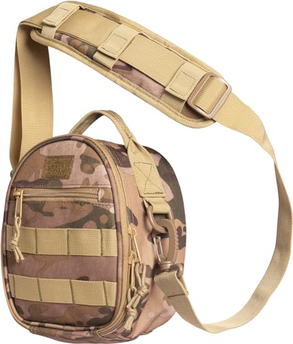 ACE Schakal Gehörschützer-Tasche - Tragetasche kompatibel mit Kapsel-Gehörschutz von Sordin, Howard Leight UVM. - Camouflage von ACE