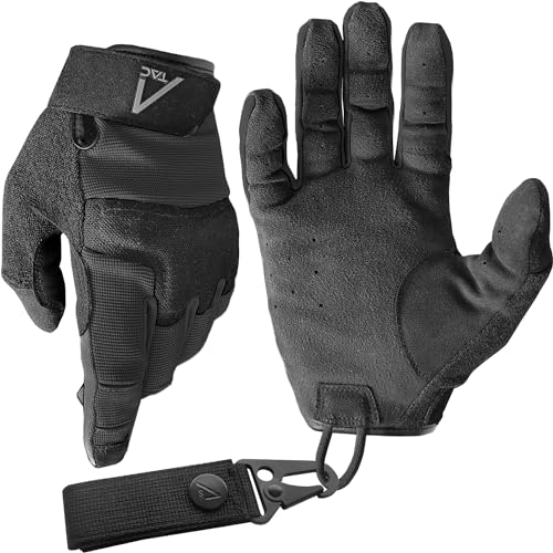 ACE Schakal Outdoor-Handschuh - taktische Handschuhe für Airsoft, Paintball & Schießsport - Touchscreen-fähig - Schwarz - M von ACE