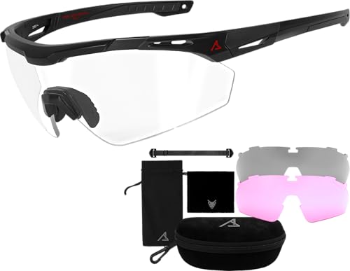 ACE Schakal SKL-1 Schutzbrille - Outdoor-Brille, Schießbrille & Sportbrille - taktisch und sportlich - mit 3 versch. Scheiben ACE Schakal SKL-1 Schutzbrille - Outdoor-Brille, Schießbrille & Sportbrille - taktisch und sportlich - mit 3 versch. Scheiben von ACE