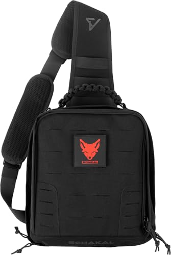 ACE Schakal Waffen-Tasche - Einsatztasche mit MOLLE für Pistole & Kurzwaffen - Taktisch & Abschließbar Dank Schloss - Schwarz ACE Schakal Waffen-Tasche - Einsatztasche mit MOLLE für Pistole & Kurzwaffen - Taktisch & Abschließbar Dank Schloss - Schwarz von ACE