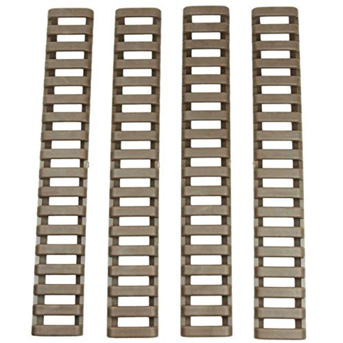 ACEXIER 4pcs Kunststoff Schiene Abdeckung Knochen Fisch Leiter Form hitzebeständige Handguard Gewehr Picatinny Gummi Schiene Abdeckungen ACEXIER 4pcs Kunststoff Schiene Abdeckung Knochen Fisch Leiter Form hitzebeständige Handguard Gewehr Picatinny Gummi Schiene Abdeckungen von ACEXIER