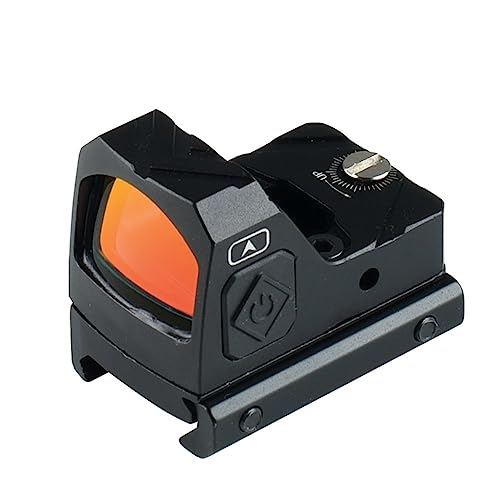 ACEXIER Mini Rotpunktvisier Taktisches Zielfernrohr 2 MOA Reflexvisierpistole Rotpunkt-Zielfernrohr mit 12 Helligkeitseinstellungen für 20-mm-Schienenmontagen ACEXIER Mini Rotpunktvisier Taktisches Zielfernrohr 2 MOA Reflexvisierpistole Rotpunkt-Zielfernrohr mit 12 Helligkeitseinstellungen für 20-mm-Schienenmontagen von ACEXIER