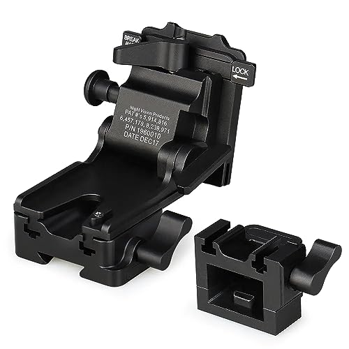 ACEXIER Nachtsichtbrillenhalterung aus Aluminiumlegierung, NVG-Armhalterung für PVS-7, PVS-14, PVS-15, PVS-18 Helmhalterung ACEXIER Nachtsichtbrillenhalterung aus Aluminiumlegierung, NVG-Armhalterung für PVS-7, PVS-14, PVS-15, PVS-18 Helmhalterung von ACEXIER