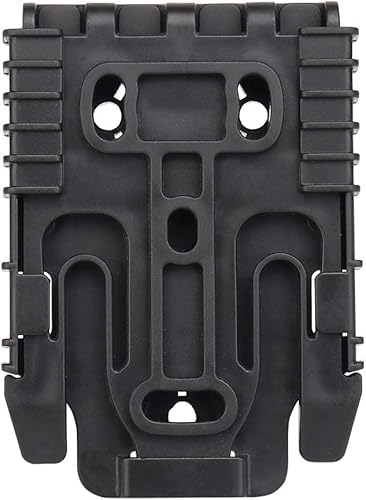 ACEXIER Quick Locking System Kit QLS Airsoft Holster Adapter für G1ock 17 19 Colt 1911 M9 P226 Hüftgurt Paddelplattform Zubehör (Black) von ACEXIER