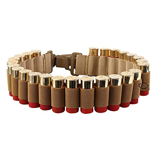 ACEXIER Tactical 25 Runden 12/20 Gauge Schrotflinten-Munitionsgürtel Shell Holder Bandolier Belt Military Hunting Gun 12/20 GA Bullet Cartridge Belt ACEXIER Tactical 25 Runden 12/20 Gauge Schrotflinten-Munitionsgürtel Shell Holder Bandolier Belt Military Hunting Gun 12/20 GA Bullet Cartridge Belt von ACEXIER