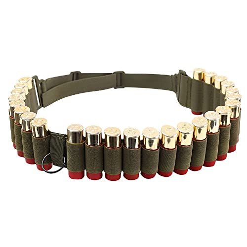 ACEXIER Tactical 25 Runden 12/20 Gauge Schrotflinten-Munitionsgürtel Shell Holder Bandolier Belt Military Hunting Gun 12/20 GA Bullet Cartridge Belt ACEXIER Tactical 25 Runden 12/20 Gauge Schrotflinten-Munitionsgürtel Shell Holder Bandolier Belt Military Hunting Gun 12/20 GA Bullet Cartridge Belt von ACEXIER