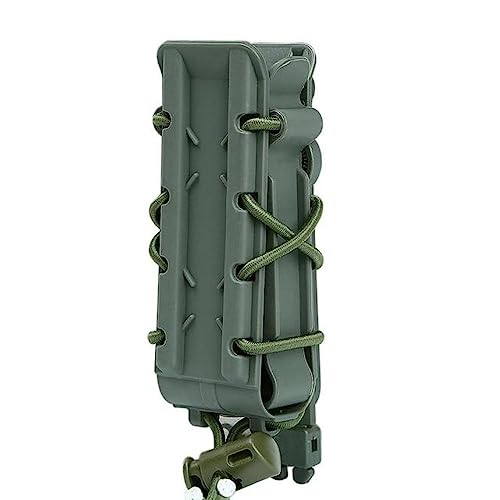 ACEXIER Tactical 9MM / 45ACP Magazintasche MOLLE Mag Halter Gewehr Mag Pouch Gürtel Airsoft Pistole Magazin Taschen Fast Attach Träger (Green) von ACEXIER