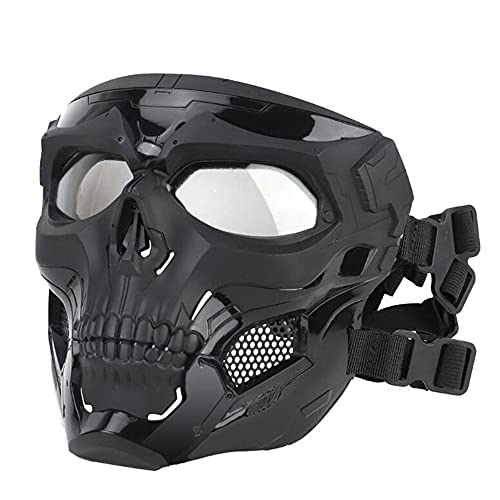 ACEXIER Tactical Airsoft Maske,Vollgesichtsmasken Schädel Skelett mit Brille Schlagfeste Armee Fans Liefert Jagd Paintball Masken für Motorrad Radfahren Wandern Militär Maske ACEXIER Tactical Airsoft Maske,Vollgesichtsmasken Schädel Skelett mit Brille Schlagfeste Armee Fans Liefert Jagd Paintball Masken für Motorrad Radfahren Wandern Militär Maske von ACEXIER
