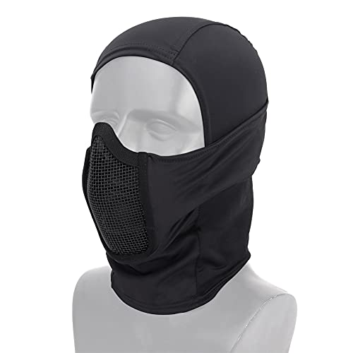 ACEXIER Tactical Balaclava Mesh Mask Airsoft Paintball Vollgesichtsschutz Ninja Style Hood Stahl Metallmaske Faltbares Design ACEXIER Tactical Balaclava Mesh Mask Airsoft Paintball Vollgesichtsschutz Ninja Style Hood Stahl Metallmaske Faltbares Design von ACEXIER