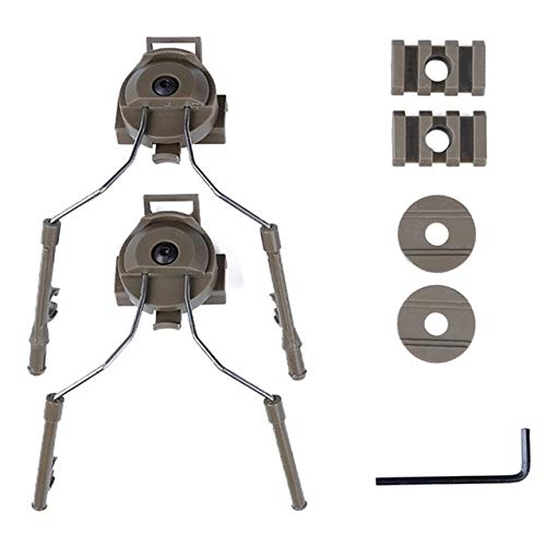 ACEXIER Tactical Fast Helm Headset Halter Schienenadapter Set für Fast/AF Helmschiene Helmschiene Aufhängungshalterung Helm Zubehör ACEXIER Tactical Fast Helm Headset Halter Schienenadapter Set für Fast/AF Helmschiene Helmschiene Aufhängungshalterung Helm Zubehör von ACEXIER