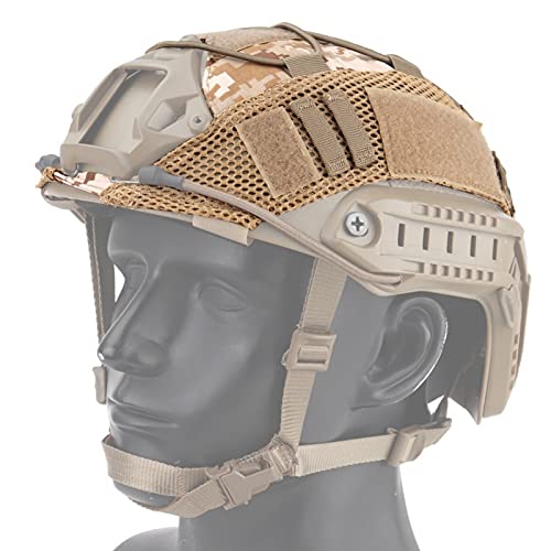 ACEXIER Tactical Helmet Cover Airsoft Jagd Tactical Military Combat Helmet Cover CS Kriegsspiel Für Fast Helmet in Größe M/L Ops-Core PJ/BJ/MH Typ Fast Helmet ACEXIER Tactical Helmet Cover Airsoft Jagd Tactical Military Combat Helmet Cover CS Kriegsspiel Für Fast Helmet in Größe M/L Ops-Core PJ/BJ/MH Typ Fast Helmet von ACEXIER