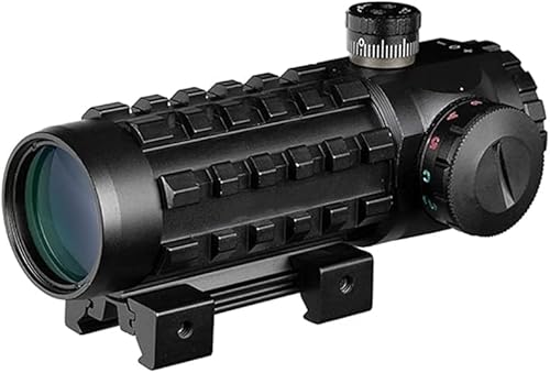 ACEXIER Tactical Jagd Optisches Zielfernrohr Grün Roter Punkt Kreuz Zielfernrohr Universal 11/20mm Eisenbahngewehr Holographisches Zielfernrohr ACEXIER Tactical Jagd Optisches Zielfernrohr Grün Roter Punkt Kreuz Zielfernrohr Universal 11/20mm Eisenbahngewehr Holographisches Zielfernrohr von ACEXIER
