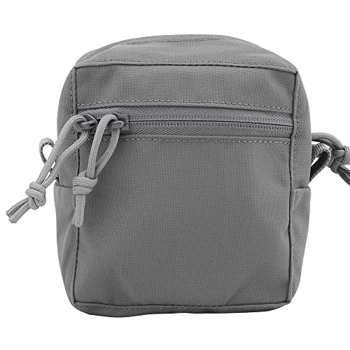 ACEXIER Taktische Molle GP Pouch klein für Jagdweste Brust Rig Platte Träger Gürteltaschen YKK Reißverschluss Airsoft Militärwerkzeug Aufbewahrungspaket (Grey) von ACEXIER