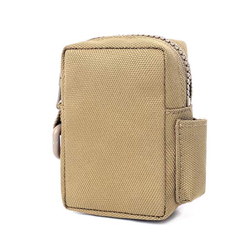 ACEXIER Taktische Tasche Outdoor Molle Military Gürteltaschen Mobile EDC Gürtel Gürteltasche wasserdichte Camping Wandertaschen 1 (Khaki) von ACEXIER