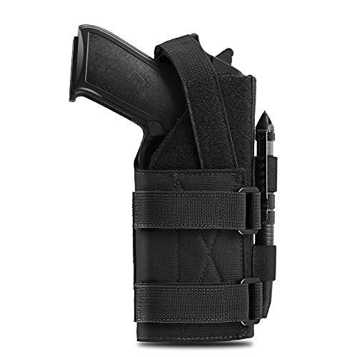 ACEXIER Universal Tactical Molle Pistolenholster Verstellbares Pistolenholster für 9mm G1ock 1911 G17 18 19 26 34, Ruger LCP, Beretta ACEXIER Universal Tactical Molle Pistolenholster Verstellbares Pistolenholster für 9mm G1ock 1911 G17 18 19 26 34, Ruger LCP, Beretta von ACEXIER