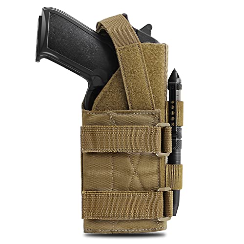 ACEXIER Universal Tactical Molle Pistolenholster Verstellbares Pistolenholster für 9mm G1ock 1911 G17 18 19 26 34, Ruger LCP, Beretta ACEXIER Universal Tactical Molle Pistolenholster Verstellbares Pistolenholster für 9mm G1ock 1911 G17 18 19 26 34, Ruger LCP, Beretta von ACEXIER
