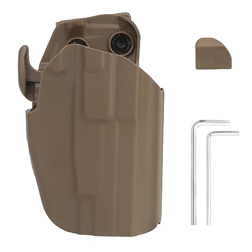 Taktisches Schnellziehpistolenholster Verstellbare Glock19 23 29 32 38 Universal-Pistolenholster Outdoor-Jagdschießausrüstung (Tan) von ACEXIER