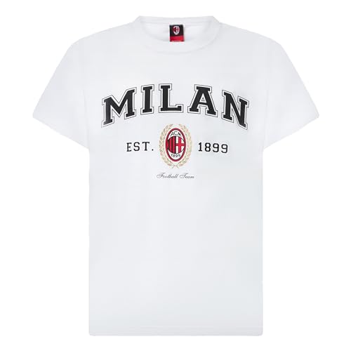 AC Milan T-shirt College Kollektion, Mann, Offizielles Produkt, Weiß, M AC Milan T-shirt College Kollektion, Mann, Offizielles Produkt, Weiß, M von AC Milan