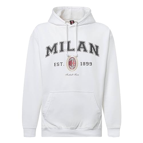 AC Milan Sweatshirt College Kollektion, Mann, Offizielles Produkt, Weiß, M AC Milan Sweatshirt College Kollektion, Mann, Offizielles Produkt, Weiß, M von AC Milan
