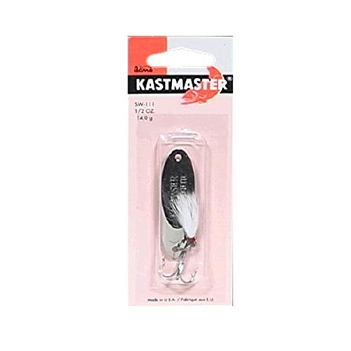 acme Kastmaster Lure with Buck Tail Teaser, Chrome, 1/2-Ounce von Acme