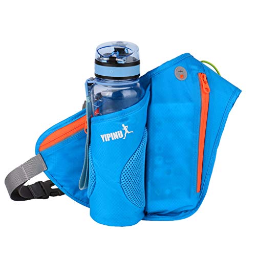 ACMEDE Damen Herren Flaschengürtel, Laufgürtel, Gürteltasche, Bauchtasche, Lauftasche, Trinkgürtel, Sport Tasche, Hüfttasche mit Flaschenhalter - Laufen, Reisen, Joggen, Wandern von ACMEDE