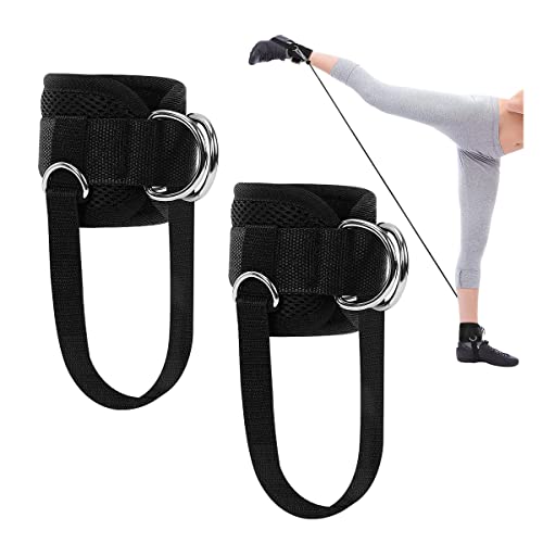 ACMEDE Gepolsterte Fußschlaufe mit 4 D-Ring, 2 Stück Ankle Straps für Damen Herren Fitness Gym Kabelzug Fußschlaufe für Fußgewicht Fußmanschette Knöchelmanschette Gesäß Training am Kabelzug ACMEDE Gepolsterte Fußschlaufe mit 4 D-Ring, 2 Stück Ankle Straps für Damen Herren Fitness Gym Kabelzug Fußschlaufe für Fußgewicht Fußmanschette Knöchelmanschette Gesäß Training am Kabelzug von ACMEDE