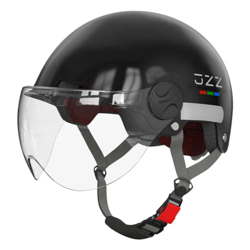 ACMEDE Scooter Helm Skaterhelm Motorradhelm für Herren und Damen E Scooter Helm Mit reflektierendem Streifen Fahrradhelm E-Bike Helm Roller Helm mit HD-Visier Moped Helm Für den Sommer 55-63CM ACMEDE Scooter Helm Skaterhelm Motorradhelm für Herren und Damen E Scooter Helm Mit reflektierendem Streifen Fahrradhelm E-Bike Helm Roller Helm mit HD-Visier Moped Helm Für den Sommer 55-63CM von ACMEDE