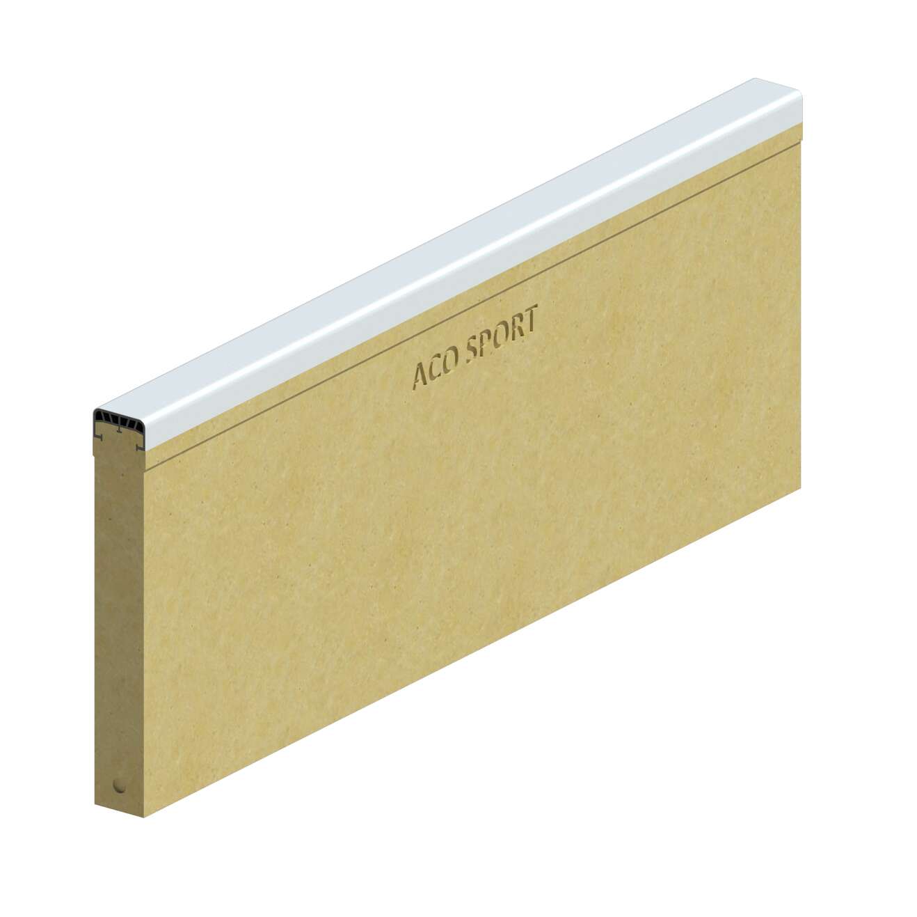 ACO Elastic Randstein "Gummi COEX", 50x6x30 cm, Weiß ACO Elastic Randstein "Gummi COEX", 50x6x30 cm, Weiß von ACO