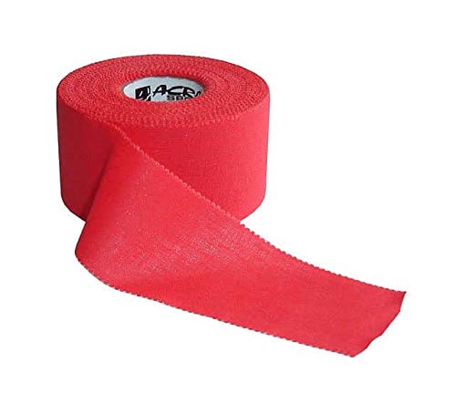 ACRA Kinesiologie Sport Tape I Kinesiotapes Wasserfest & Elastisch I hautfreundlich Physio Kinesio Tapes I rote Farbe 3,8 cm x 13,7 m von ACRA