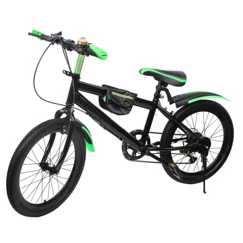 ACROSSPART 20 Zoll Kinderfahrrad 7-Gang MTB mit Doppelscheibenbremsen ＆Wasserflaschenhalter Fahrrad für Jungen & Mädchen Kinder Fahrrad Jugendrad Mountainbike Bicycle von ACROSSPART